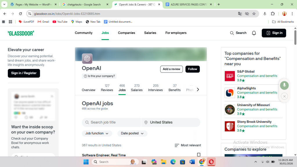 OPEANAI COURSE IN HYDERABAD -OPENAI JOBS IN HYDERABAD-GLASSDOR